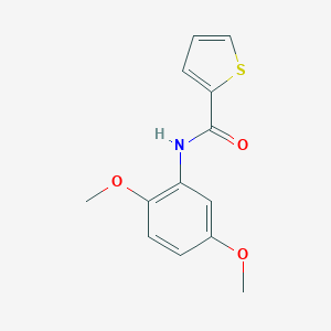 molecular formula C13H13NO3S B404653 Thiophene-2-carboxamide, N-(2,5-dimethoxyphenyl)- 