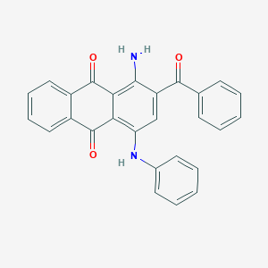 1-Amino-4-anilino-2-benzoylanthra-9,10-quinone