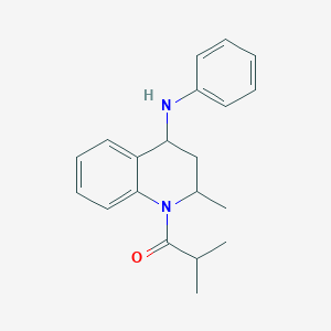 2-Methyl-1-(2-methyl-4-phenylamino-3,4-dihydro-2H-quinolin-1-yl)-propan-1-one