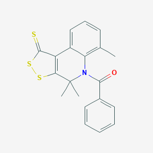 5-benzoyl-4,4,6-trimethyl-4,5-dihydro-1H-[1,2]dithiolo[3,4-c]quinoline-1-thione