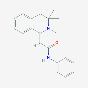 N-phenyl-2-(2,3,3-trimethyl-3,4-dihydro-1(2H)-isoquinolinylidene)acetamide