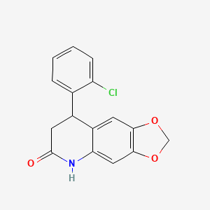 8-(2-chlorophenyl)-7,8-dihydro[1,3]dioxolo[4,5-g]quinolin-6(5H)-one