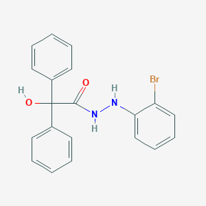 N'-(2-bromophenyl)-2-hydroxy-2,2-diphenylacetohydrazide