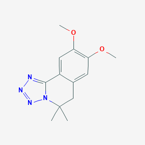 8,9-dimethoxy-5,5-dimethyl-6H-tetrazolo[5,1-a]isoquinoline