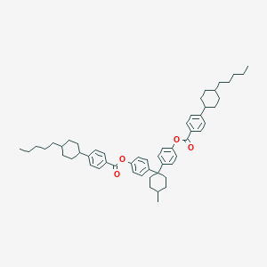 4-[4-Methyl-1-(4-{[4-(4-pentylcyclohexyl)benzoyl]oxy}phenyl)cyclohexyl]phenyl 4-(4-pentylcyclohexyl)benzoate