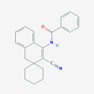 N-(2-cyanospiro[4H-naphthalene-3,1'-cyclohexane]-1-yl)benzamide