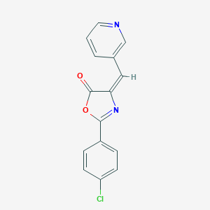 2-(4-chlorophenyl)-4-(3-pyridinylmethylene)-1,3-oxazol-5(4H)-one