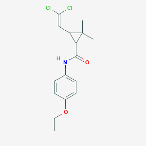 molecular formula C16H19Cl2NO2 B404688 3-(2,2-dichlorovinyl)-N-(4-ethoxyphenyl)-2,2-dimethylcyclopropanecarboxamide CAS No. 297146-43-1