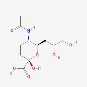 molecular formula C11H19NO7 B040470 N-Acetyl-4,7-dideoxyneuraminic acid CAS No. 117193-44-9