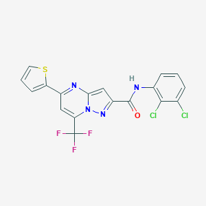 N-(2,3-dichlorophenyl)-5-(2-thienyl)-7-(trifluoromethyl)pyrazolo[1,5-a]pyrimidine-2-carboxamide