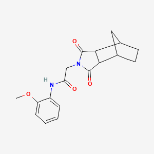 2-(1,3-dioxooctahydro-2H-4,7-methanoisoindol-2-yl)-N-(2-methoxyphenyl)acetamide