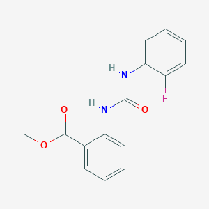 Methyl 2-{[(2-fluoroanilino)carbonyl]amino}benzoate