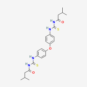 N-(3-METHYLBUTANOYL)-N'-{4-[4-({[(3-METHYLBUTANOYL)AMINO]CARBOTHIOYL}AMINO)PHENOXY]PHENYL}THIOUREA