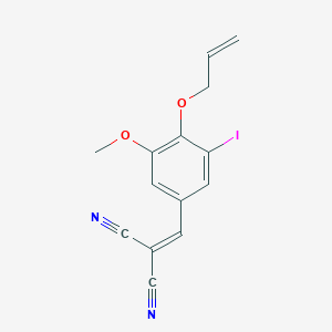 2-(4-Allyloxy-3-iodo-5-methoxy-benzylidene)-malononitrile