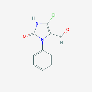 5-chloro-2-oxo-3-phenyl-2,3-dihydro-1H-imidazole-4-carbaldehyde