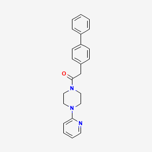 1-(4-biphenylylacetyl)-4-(2-pyridinyl)piperazine