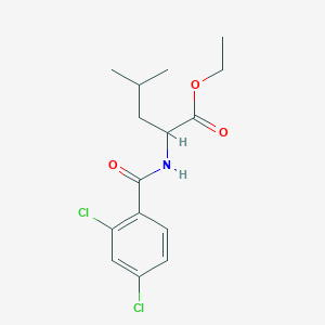 ethyl N-(2,4-dichlorobenzoyl)leucinate