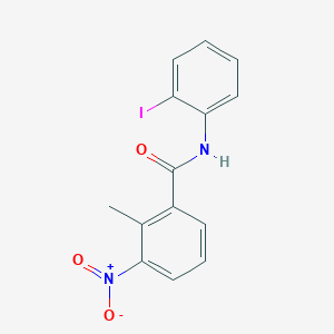 N-(2-iodophenyl)-2-methyl-3-nitrobenzamide