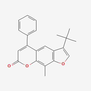 3-tert-butyl-9-methyl-5-phenyl-7H-furo[3,2-g]chromen-7-one