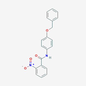 molecular formula C20H16N2O4 B404788 N-[4-(benzyloxy)phenyl]-2-nitrobenzamide 