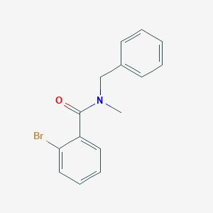 molecular formula C15H14BrNO B040479 N-Benzyl-2-bromo-N-methylbenzamide CAS No. 124461-28-5