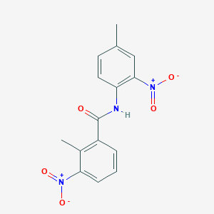 2-methyl-N-(4-methyl-2-nitrophenyl)-3-nitrobenzamide