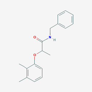 molecular formula C18H21NO2 B4047912 N-benzyl-2-(2,3-dimethylphenoxy)propanamide 