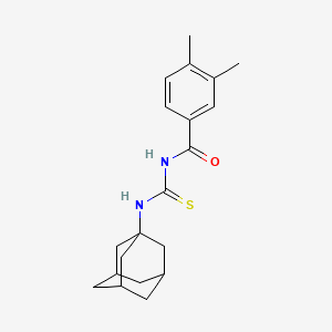 N-[(1-adamantylamino)carbonothioyl]-3,4-dimethylbenzamide