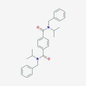 molecular formula C28H32N2O2 B404799 N,N'-Dibenzyl-N,N'-diisopropyl-terephthalamide 