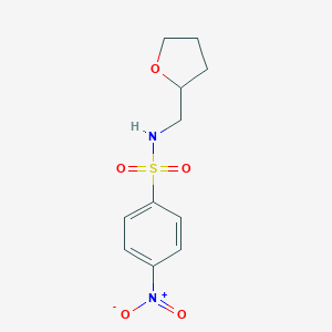 molecular formula C11H14N2O5S B404805 4-Nitro-N-(tetrahydro-furan-2-ylmethyl)-benzenesulfonamide 