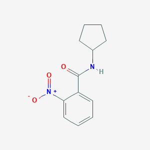 molecular formula C12H14N2O3 B404806 N-cyclopentyl-2-nitrobenzamide 