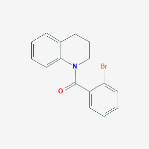 molecular formula C16H14BrNO B404808 (2-Bromo-phenyl)-(3,4-dihydro-2H-quinolin-1-yl)-methanone 