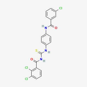 2,3-dichloro-N-[({4-[(3-chlorobenzoyl)amino]phenyl}amino)carbonothioyl]benzamide