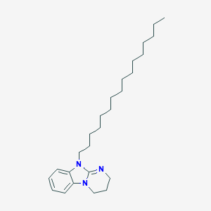 molecular formula C26H43N3 B404826 10-Hexadecyl-2,3,4,10-tetrahydropyrimido[1,2-a]benzimidazole 