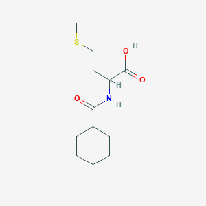 N-[(4-methylcyclohexyl)carbonyl]methionine