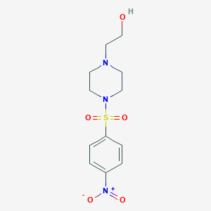 2-[4-(4-Nitrobenzenesulfonyl)piperazin-1-yl]ethanol