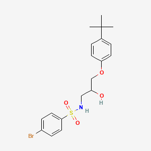 4-bromo-N-[3-(4-tert-butylphenoxy)-2-hydroxypropyl]benzenesulfonamide