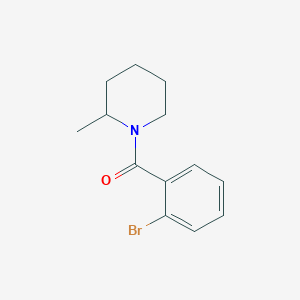 (2-bromophenyl)-(2-methylpiperidin-1-yl)methanone