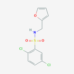 molecular formula C11H9Cl2NO3S B404842 2,5-dichloro-N-(2-furylmethyl)benzenesulfonamide CAS No. 329939-67-5