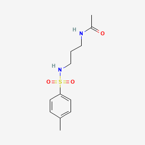 N-(3-{[(4-methylphenyl)sulfonyl]amino}propyl)acetamide