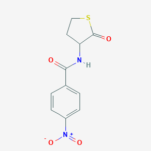4-nitro-N-(2-oxothiolan-3-yl)benzamide