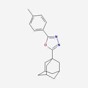 2-(1-adamantyl)-5-(4-methylphenyl)-1,3,4-oxadiazole