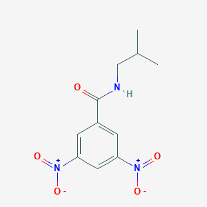 molecular formula C11H13N3O5 B404845 N-(2-methylpropyl)-3,5-dinitrobenzamide CAS No. 56808-99-2