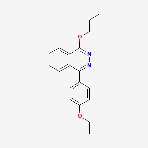 molecular formula C19H20N2O2 B4048610 1-(4-乙氧基苯基)-4-丙氧基酞嗪 