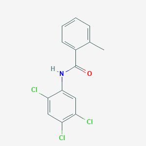 molecular formula C14H10Cl3NO B404864 2-methyl-N-(2,4,5-trichlorophenyl)benzamide 