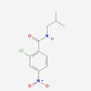 molecular formula C11H13ClN2O3 B404865 2-chloro-N-(2-methylpropyl)-4-nitrobenzamide 