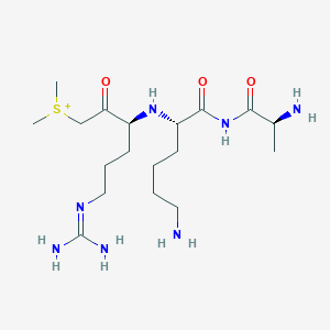 B040487 Alanyl-lysyl-arginylmethyldimethylsulfonium CAS No. 120218-56-6