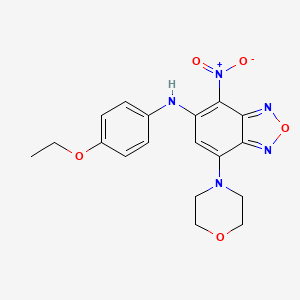 N-(4-ethoxyphenyl)-7-morpholin-4-yl-4-nitro-2,1,3-benzoxadiazol-5-amine