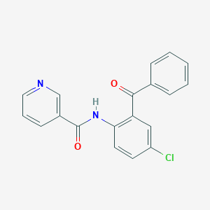 N-(2-benzoyl-4-chlorophenyl)nicotinamide