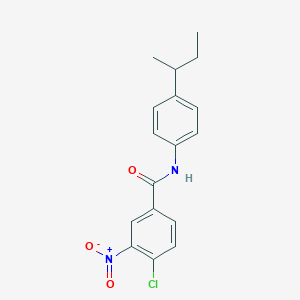 N-[4-(butan-2-yl)phenyl]-4-chloro-3-nitrobenzamide